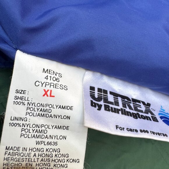 Vintage Woolrich Ultrex Green Nylon Windbreaker Jacket – Men’s XL - Picture 4 of 12